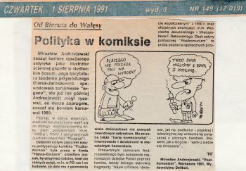 Sztandar Młodych nr 149, 01.08.1991